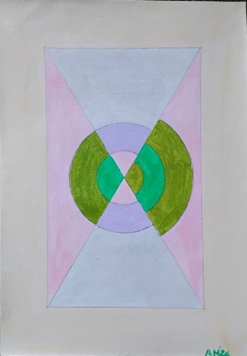 Werk „Innere Mitte“ von Aniko Heuert